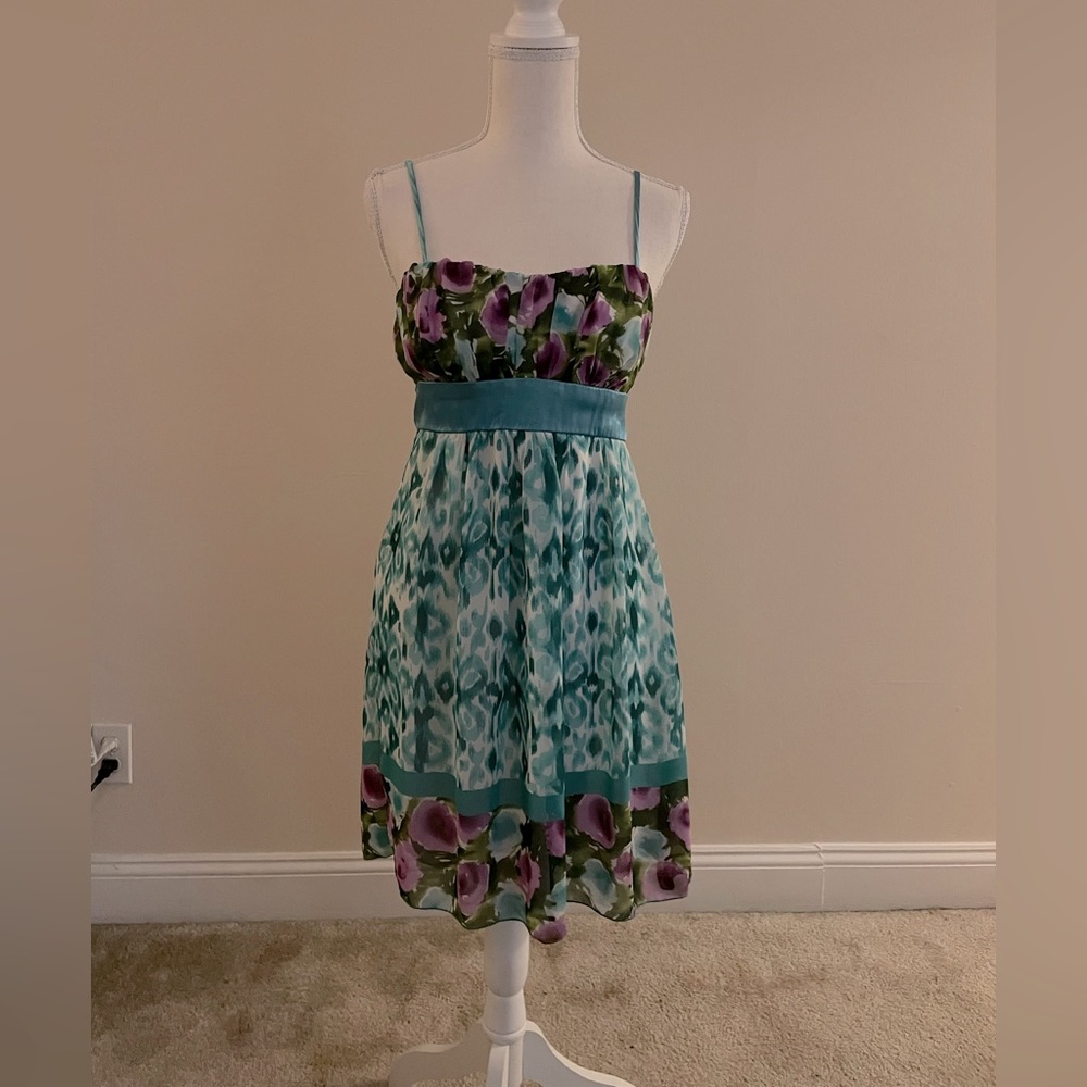 Spaghetti strap floral dress